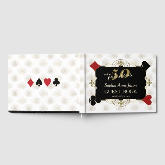 Glam Casino Poker 50 en Fabulous Verjaardagsfeestj Gastenboek (Volledig)