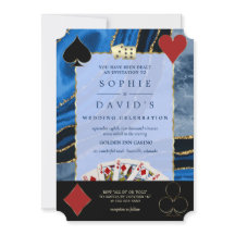 Glam Casino Royale Vegas Poker Gouden Agate Trouwr