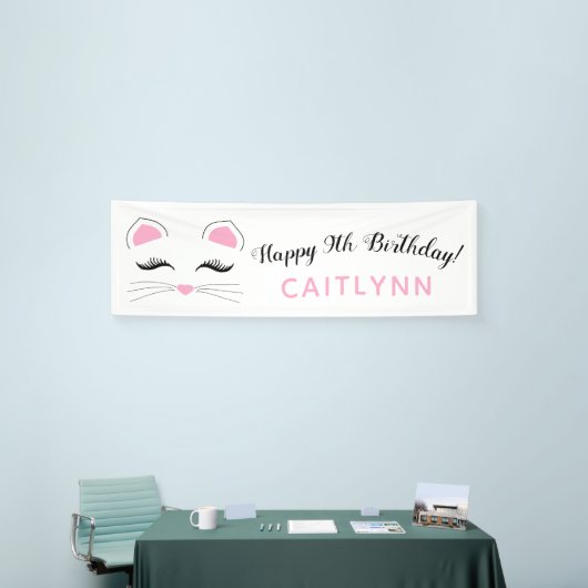 Glam Cat Happy Birthday Spandoek (Beurs)