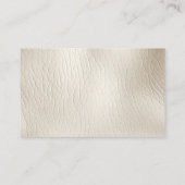 Glam Champagne Glitz Crème Visitekaartje (Achterkant)