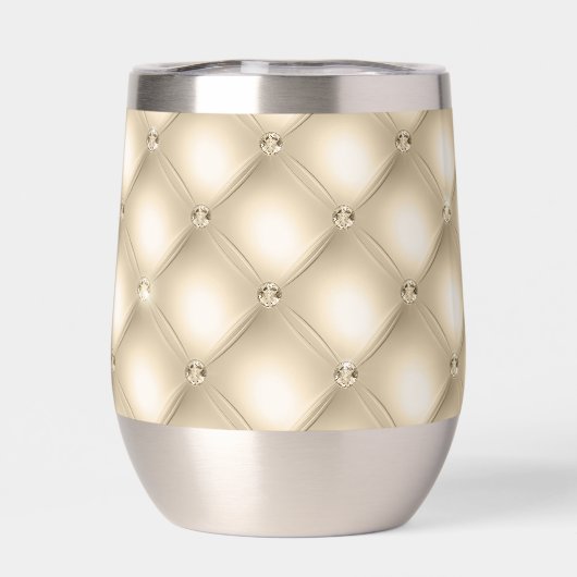 Glam Champagne Gold Glitzy Diamonds (Achterkant)