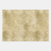 Glam Champagne Gold Glitzy Diamonds Inpakpapier Vel (Voorkant 3)