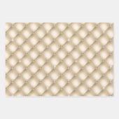 Glam Champagne Gold Glitzy Diamonds Inpakpapier Vel (Voorkant 2)