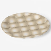 Glam Champagne Gold Glitzy Diamonds Papieren Bordje (Gekanteld)