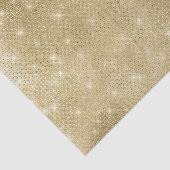Glam Champagne Gold Glitzy Sparkle Tissuepapier (Detail)