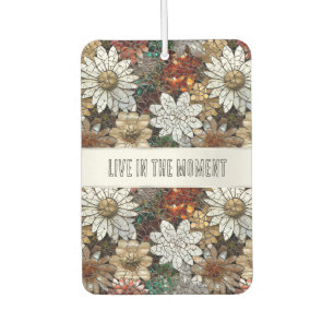 Glam Champagne Gouden Rode Witte Bloemen Luchtverfrisser