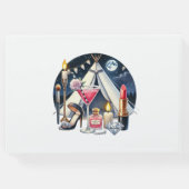 Glam Chic Camp bruid vrijgezellenweekend Gastenboek (Achterkant)