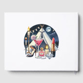 Glam Chic Camp bruid vrijgezellenweekend Gastenboek (Achterkant)