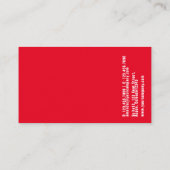 Glam Chic Cosmetologist Visitekaartje (Achterkant)