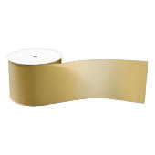 Glam Chic Geel Goud Ribbon Kerstmis Grosgrain Lint (Spoel)