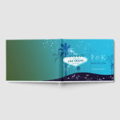 Glam Chic Las Vegas Wedding Monogram Gastenboek (Volledig)