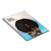 Glam Chic Leopard Skin Afro-Amerikaans Notitieboek (Rechterzijde)