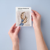 Glam Chic Mode Show Graduation Party Invitation Flyer (Hand)