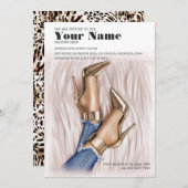 Glam Chic Mode Show Kaart (Voorkant / Achterkant)