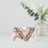 Glam Chic Mode Visitekaartje (Staand voorkant)