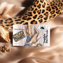 Glam Chic Mode Zakelijke Kaart