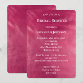 Glam Chic Pink Vrijgezellenfeest Kaart (Voorkant / Achterkant)