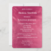 Glam Chic Pink Vrijgezellenfeest Kaart (Voorkant)