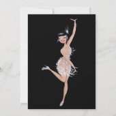 Glam Chic Roaring 20s  Sweet 16 Birthday Kaart (Achterkant)