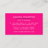 Glam Chic-Visitekaartje Visitekaartje (Achterkant)