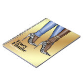 Glam Chic-Zebra Mode Notitieboek (Linkerzijde)