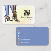 Glam Chic Zebra Mode QR-code