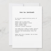 Glam Chicken op Ice Kaart (Achterkant)