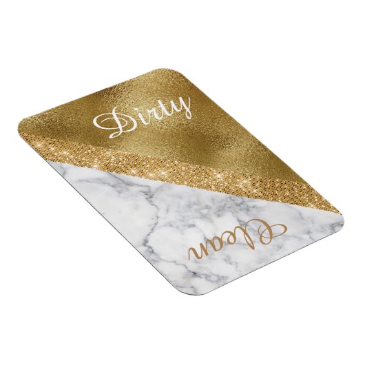 Glam Clean Vuile Vaatwasser Magneet (Rechterzijde)