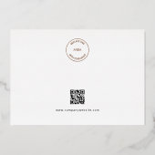 Glam Company Photo Logo QR Prettige feestdagen Rea (Achterkant)