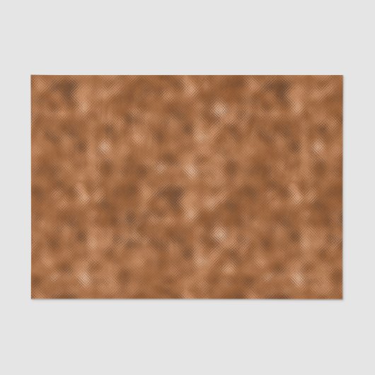 Glam Copper Mottled Shimmer Graphic Tissuepapier (Voorkant)
