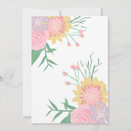 Glam Day Spa Party Birthday Invitation Kaart (Achterkant)