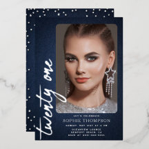 Glam Denim Diamonds Blue Jeans 21e verjaardag Foto