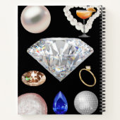💍 Glam Diamond & Pareltjes Esthetisch ✨ Notitieboek (Achterkant)