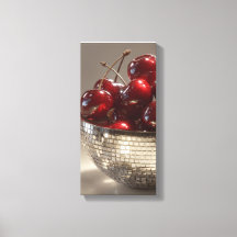 Glam Disco Kom Met Kersen Stilleven Pop Art 