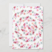 Glam Diva Llama Princess Birthday Party Kaart (Achterkant)