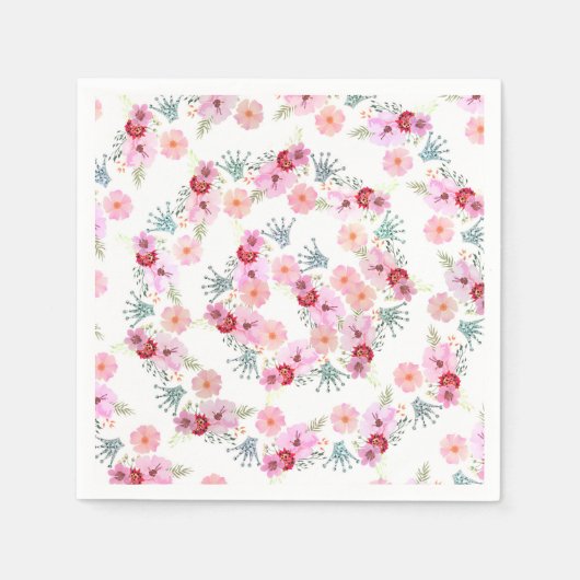 Glam Diva Llama Princess Birthday Party Servet (Voorkant)