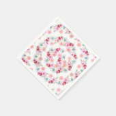 Glam Diva Llama Princess Birthday Party Servet (Hoek)