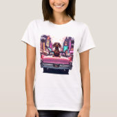 Glam Dog in Vegas Drive T-shirt (Voorkant)