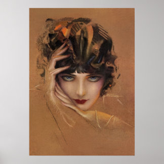 Glam door rolf-armstrong poster