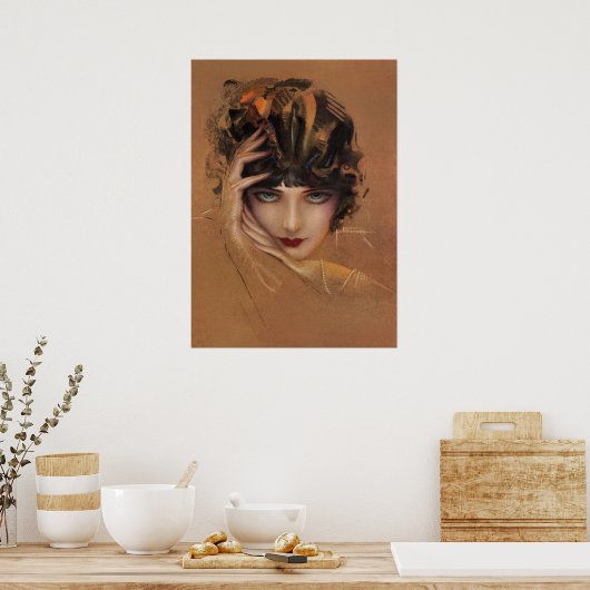 Glam door rolf-armstrong poster (Keuken)