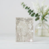 Glam Elegant Crystal Diamond Sieraden Display Visitekaartje (Staand voorkant)