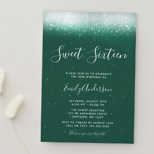 Glam Emerald Groen Zoet 16 Kaart