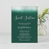 Glam Emerald Groen Zoet 16 Kaart (Staand voorkant)