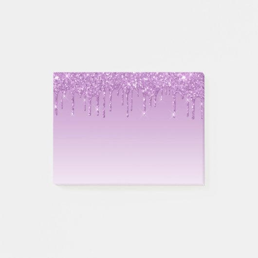 Glam en glitter Drip Post-it® Notes (Voorkant)