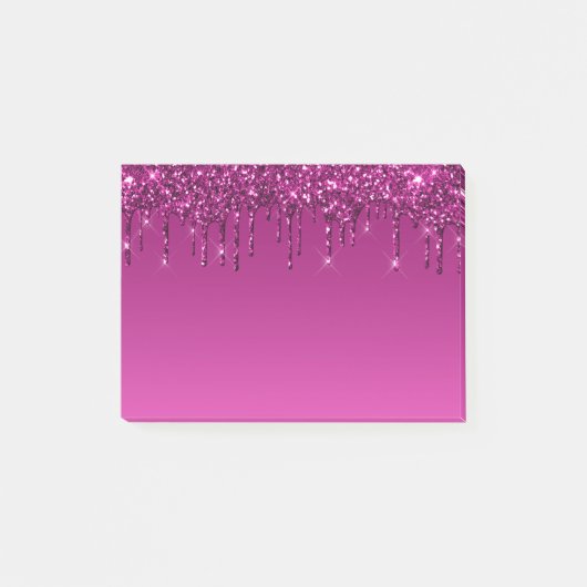 Glam en glitter Drip Post-it® Notes (Voorkant)