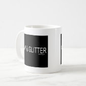 GLAM en GLITTER Koffiemok (Voorkant links)