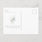 Glam Eucalyptus Budget II Briefkaart Weddenschap (Achterkant)