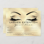 Glam Eyebrow Wimpers Beauty Make-up Certificaat Ca (Voorkant / Achterkant)