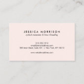 Glam Eyelashes Black en Pink Appointment Card Afsprakenkaartje (Achterkant)