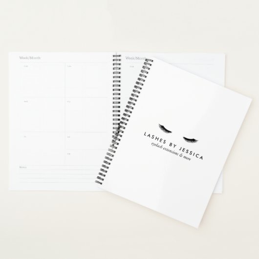 Glam Eyelashes Classic Afspraakboek Planner (Display)